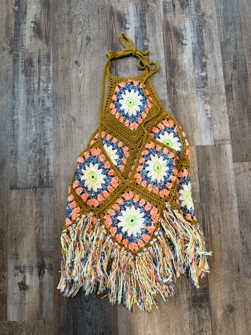 Free People Summer Love Crochet Halter Top - Picture 3 of 6